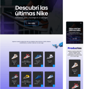Nike landing Web